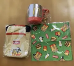 新品　未開封　マクドナルド　CHUMS ステンレス　マグカップセット