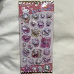 キティ　プチウォーターインシール　ストーンつき