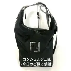 FENDI フェンディ ワンショルダーバッグ ブラック 黒 レザー FF ロゴのサムネイル