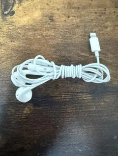 Iphone ホワイト Lightning 有線イヤフォン