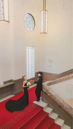 割引可能　YNSウエディングドレス　 ブラックドレス　カラードレス