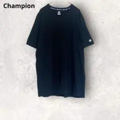 Champion チャンピオン　半袖Tシャツ　ブラック　シンプル　無地　M〜L