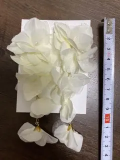 おおぶりフラワーピアス　ウエディング　結婚式　アクセサリー