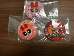 パワーパフガールズ　刺繍缶バッチ ブロッサム