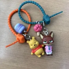 ディズニー くまのプーさん ズートピア チャームセット