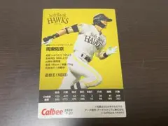周東佑京 野球カード カルビー