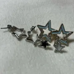 星型ピアスセット
