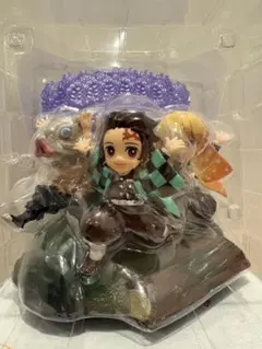 鬼滅の刃 フィギュアマルチスタンド 炭治郎 伊之助 善逸 新品未使用