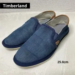 Timberland ティンバーランド　スリッポン　デニム　レザー　25cm