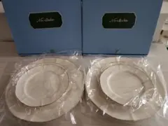 未使用】NARUMI ボーンチャイナ シルキーホワイト ボウル＆小皿5枚