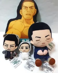 ゴールデンカムイ　でっかいスチェンカ&ぽふっとぬいぐるみ等、月島軍曹セット4点