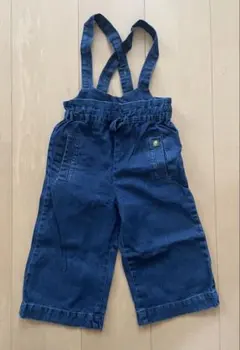 デニム サロペット ロンパース 花刺繍　ラポシェビスキュイのサムネイル