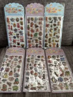 トゥントゥントゥンサフール　シール　　　　6枚セット