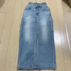 AZULBYMOUSSY ライトブルーデニムタイトスカートXS