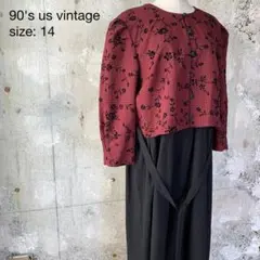 90's セットアップ風　ワンピース