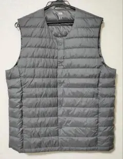 UNIQLO ウルトラライトダウンコンパクトベスト L グレー