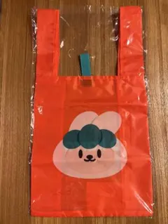 エコバッグ トートバッグ オレンジ色　キャロット　うさぎ