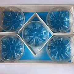 小鉢5個セット　水連　曽我ガラス