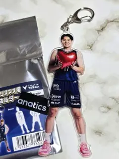 【美品】長崎ヴェルカ　#17 山口選手　クリスマス風アクリルキーホルダー