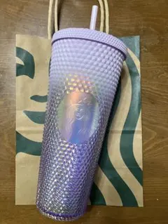 スターバックス ホリデー2022 ロゴコールドカップタンブラー バンピーパープル