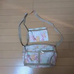 レスポートサック　花柄ショルダーバッグ 中型