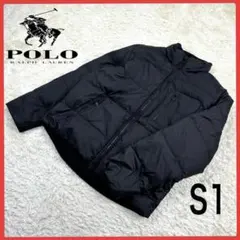 送料無料！ ラルフローレン スポーツ ブラックカラー ゆるだぼ ダウン ブルゾン