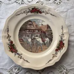 Spode Byron No2 八角形アンティーク皿 約25cm - メルカリ