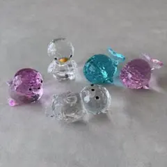 ガラス細工 干支 亥 いのしし 猪の置物 3体セット 金箔入り - メルカリ