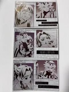 鬼滅の刃 メタリックポストカード　胡蝶しのぶ　栗花落カナヲ　童磨　3枚