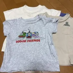 ベビーTシャツ３枚　パンツ３枚セット