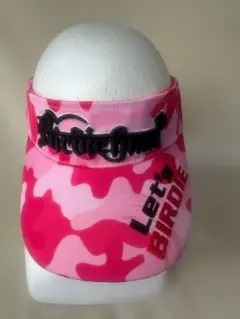 Birdie Hunt ピンク迷彩 Let's BIRDIE バイザー 54