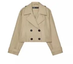 ZARA ショート丈ダブルブレストジャケット