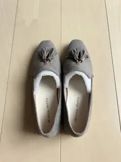 Oriental Traffic グレー フラットシューズ タッセル付き