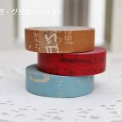 倉敷意匠 井上陽子 CRAFT Log. マスキングテープ ３巻セットのサムネイル