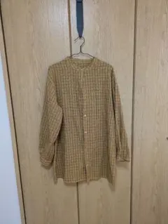 チェック柄 長袖シャツ