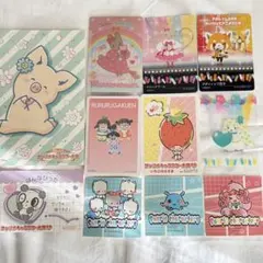 サンリオキャラクター ステッカー、カードセット