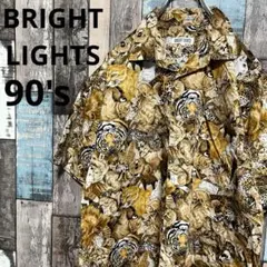 90s BRIGHT LIGHTS アニマル コアラ 虎 きつね 半袖シャツ