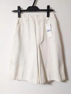 新品　シーユー　コットン　バミューダパンツ　S