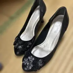 marie femme パンプス ブラック 23.5cm EEのサムネイル