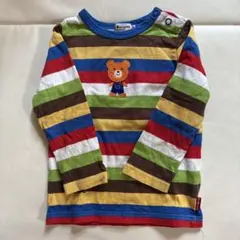 HOT BISCUIT ストライプ 長袖カットソー