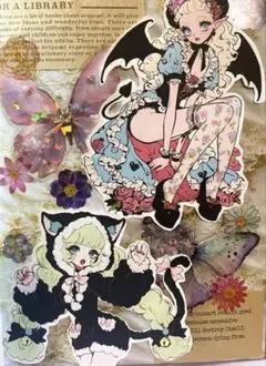 おすそ分け 平袋 ハンドメイド コラージュ素材