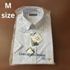【新品】CHRISTIAN ORANI ストライプ ワイシャツ 半袖