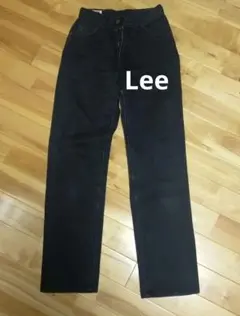 Lee ブラック ストレートデニム　28インチ