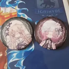 魔法少女ノ魔女裁判 マルイ グリッター缶バッジ メルル・エマ バラ値下✕即購入◯