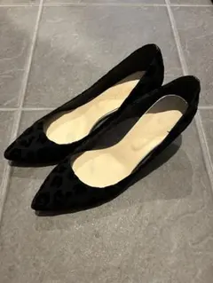 ヒョウ柄ポインテッドトゥパンプス