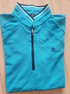 Munsingwear Grand Slam ハーフジップシャツ ブルー LL - メルカリ