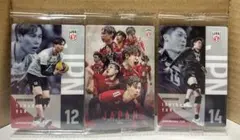 バレーボール男子日本代表 ツインウエハース　集合　石川祐希　高橋藍　おまけ付