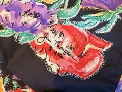 Jim Thompson ジムトンプソン スカーフ 花柄 シルク マルチカラー