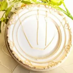 【クリスマスセール】　極小粒淡水パールと14Kgfのネックレス&ピアス　特別価格