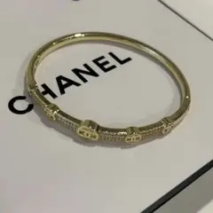 CCロゴマーク バングルブレスレット ノベルティ 【シルバーカラー